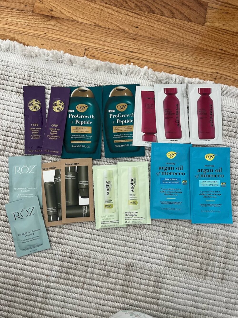 15 Hair Scalp Shampoo + Conditioner Mask Beauty Travel Products Lot